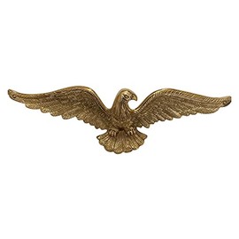 American Eagle Wall Plaque in Solid Cast Brass 20 Inch