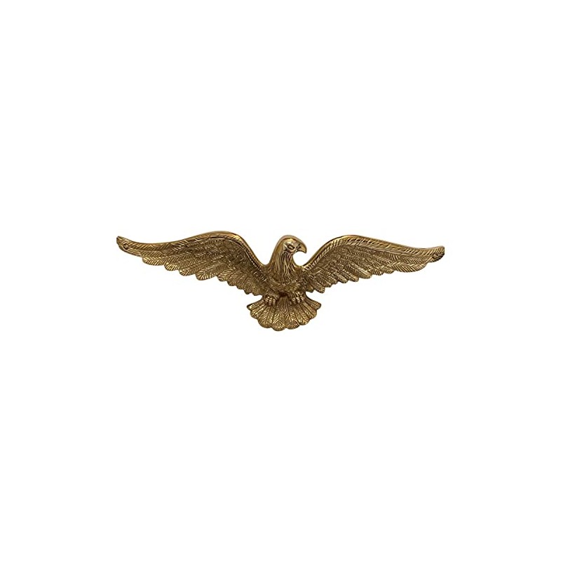 American Eagle Wall Plaque in Solid Cast Brass 20 Inch