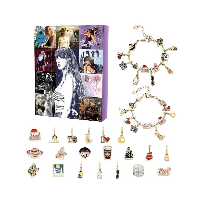 Calendario De Adviento Taylor Swift Pulseras Swift Navidad
