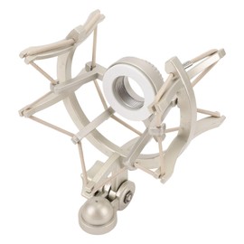 Microphone Shock Mount with Conversion Nut, Microphone Clip Holder Mount Reduces Vibration Noise for Neumann TLM103, TLM193, TLM127, TLM170, MK4