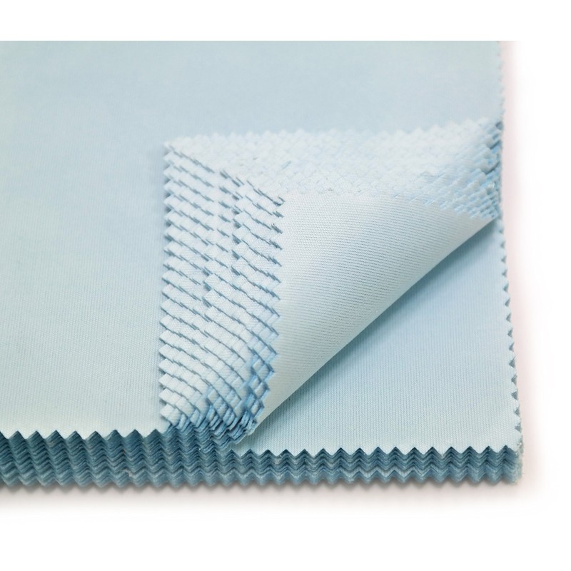 Hana Cloth Microfiber Cloth Set of 20 (Sky Blue, 15cmx18cm)