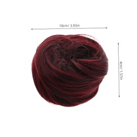 Vaguelly Hair Accessories for Women 2pcs Bun Hair Extensions for Elegant Updos Styling