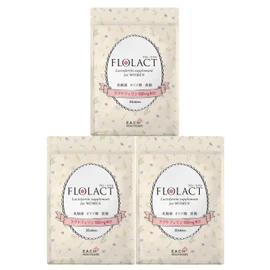 Lactoferrin Supplement, Folic Acid Formulation, For Pregnancy, FLOLACT (Floract), Intrauterine Flora, Additive-Free Condensation (Folic Acid, Lactic Acid Bacteria, Oligosaccharide, Etc), 30 Day Supply
