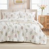 Cozaline Floral Comforter Set Queen Size 100% Cotton Bedding Sets