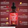4pc Gotas Clean Nutra Chile Cayena + Ingredientes Naturales