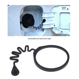 EMSea Car Fuel Tank Cap Retaining Strap Fuel Cap Rubber Rope Replacement Accessories LR053665 LR053666 Compatible with Freelander 2