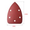 TA-VIGOR 320 Grit Detail Sander Sandpaper 5Pcs, 5 Holes Mouse
