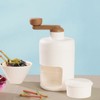 Portable Ice Crusher ABS Metal Manual Shaved Ice Maker Snow