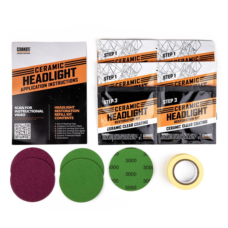 CERAKOTE® Ceramic Headlight Restoration Pro Kit - 10 Vehicle Bundle