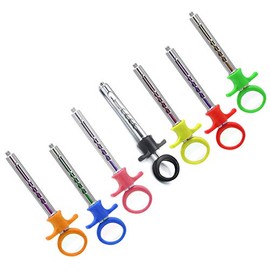 AAProTools Set of 7 Piece Auto Passive Dental Anesthetic Syringe 1.8ml Self Aspirating Cartridge Injection Rendom Color