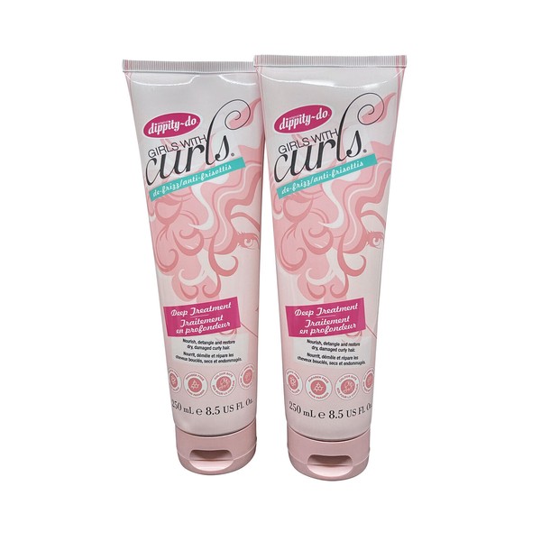 Dippity Do Girls with Curls Deep Treatment 8.5 OZ Pack of 2