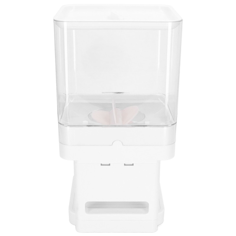 Cereal Dispenser 17.5oz Capacity Single Grid Grain Dispenser Transparent Plastic