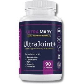 Bexpertsusa UltraMary+ Joint Support w/Glucosamine, Chondroitin, MSM, Turmeric & Boswellia
