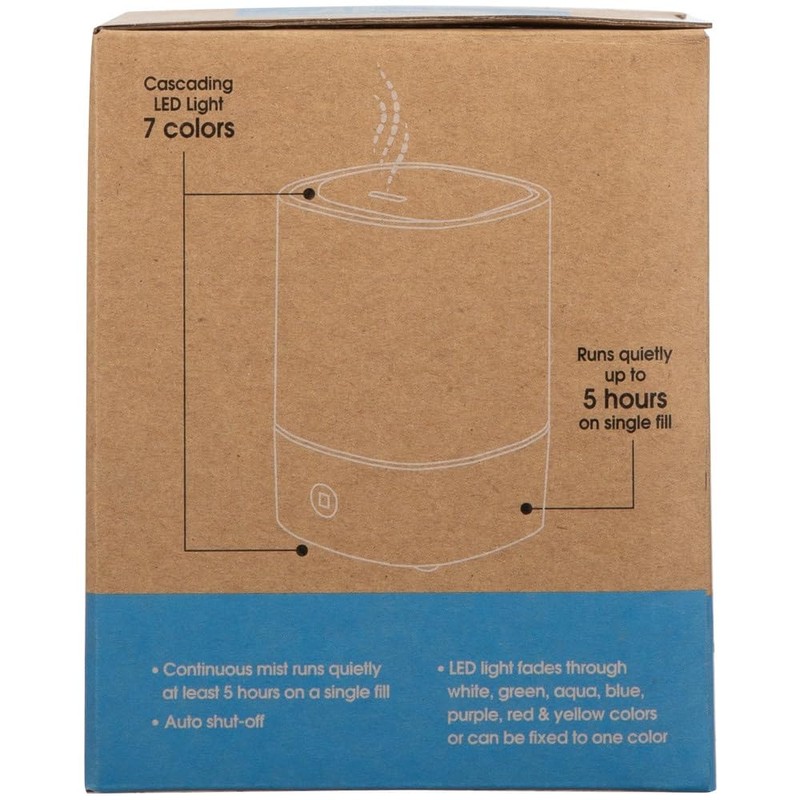 Pure Essential Oil Works Sensei LED Ultrasonic Aroma Diffuser, 150ml