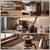 Black 2-In-1 Espresso Coffee Bean Spoon Tamping Scoop Tamper Tea