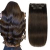 XDhair Clip Extensions Real Hair 120 g 45 cm 18