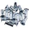 Keadic 15Pcs M8 Multi-Grip Rivet-Nut Pre Bulbed Threaded Inserts, Zinc