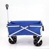 YSC Folding Beach Wagon – Collapsible Cart with Wheels –