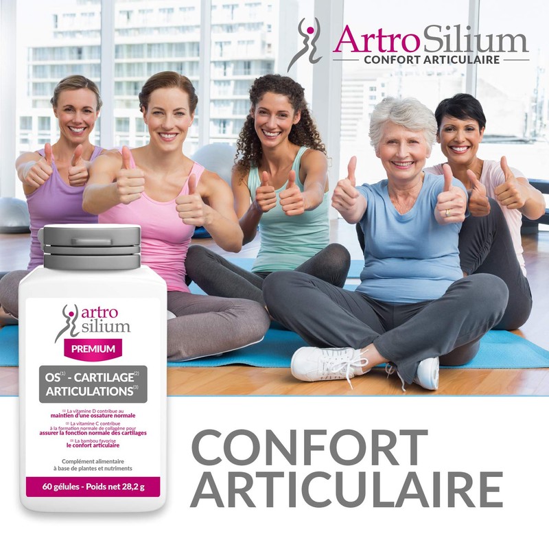 Artrosilium Premium 60 Capsules - Joint Complex: Silicon + Vitamin