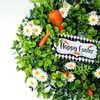 Easter Carrot Wreath Daisy Eucalyptus Wreath Indoor Outdoor Happy Easter