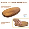 Caylielam Salt and Pepper Mill Holder Wood Tray, Kitchen Pepper