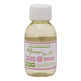 SENNELIER Green for Oil Solvent-Free Universal Medium, 100ml (10-135205-100)
