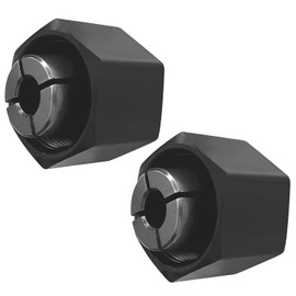 Collet 19691 1/4-inch 6.35mm replace for Dewalt 326286-04 DW6214 DW616 DW618, Boschh 2610906283, Hitachi 323-293(2 Pack)