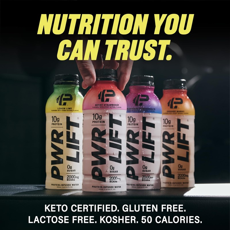 Whey Protein Water Sports Drink by PWR LIFT | Lemon