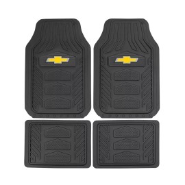 CHEVY New 7pc CHEVY SS AUTO Rubber Floor Mats / FRONT SEAT COVERS STEERING WHEEL COVER
