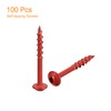 sourcing map #8x1-1/2" Pocket Hole Screws, 100pcs Square Drive Self