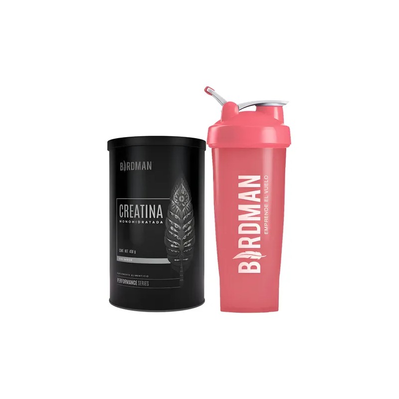 Birdman Creatina Monohidratada 90 Servicios Shaker 600ml
