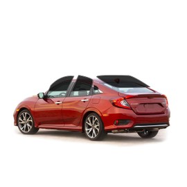 AUTOTEK Precut Windows Tint Film All Sides Cars Sun Blocking Protection Privacy Anti Shatter Glass 2 Ply Film Any Tint Shade kit for Honda Civic Sedan 2016-2021