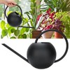 1L Stainless Steel Practical Long Mouth Watering Cans Household Houseplant