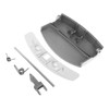 Silver Door Handle Latch Kit Compatible with AEG Washing Machines