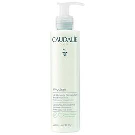 Caudalie Leche de Almendras Desmaquillante Rostro y Ojos Sensibles - 200ml | DESMAQUILLANTE SUAVE: Leche limpiadora con aceite de almendra dulce, limp