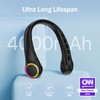 Neck fan, Portable Fan with 5-17H Lifespan, 4000mAh Neck fan