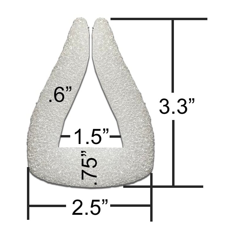 U-Channel Foam Edge Protectors 5 Count