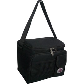 Transworld Durable Deluxe Insulated Lunch Cooler Bag (Many Colors and Size Available) (12'x10'x8 1/2', Black)