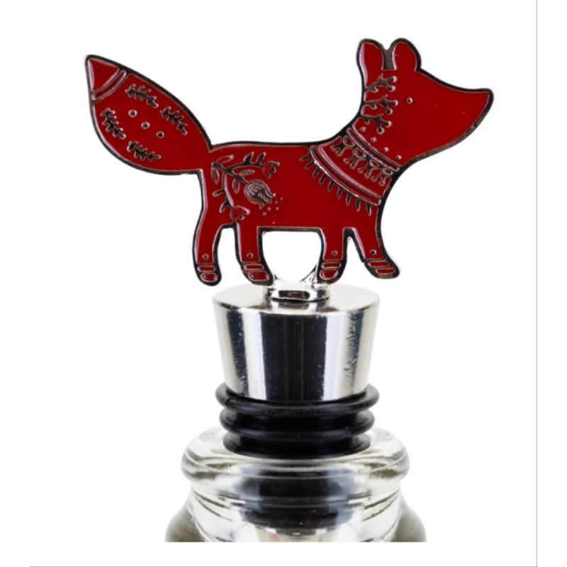 Festive Christmas Wine Stopper, 4 Designs, Reindeer, Xmas Tree, Fox