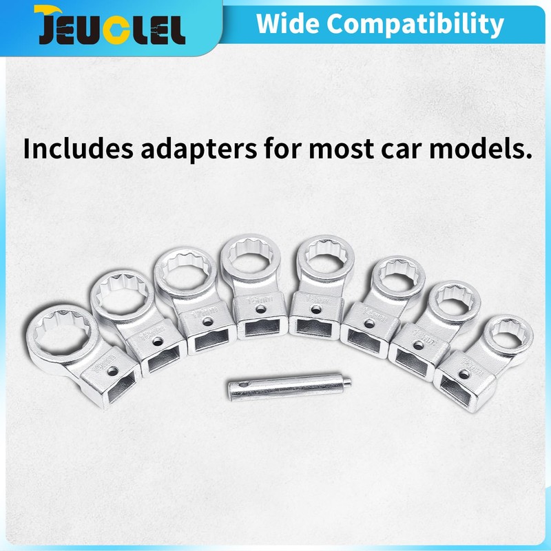 JEUCLEL 10PCS Universal Auxiliary Timing Idler Belt Wrench Serpentine Belt