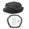 SEBLAFF Rear Black Aluminum Differential Cover with Gasket & Drain