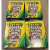 Crayola NEW 4 PKGS Crayola Colors of the World Crayons