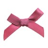 Trucraft 3cm 7mm Satin Ribbon Mini Craft Bows Dusky Pink
