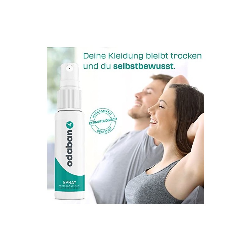  Odaban Antiperspirant Deodorant Spray 2 X 30 ml