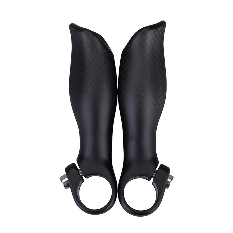 Cycle Bike Bar Ends Carbon Fiber MTB Mountain Bike Bicycle