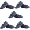 ANCHHE 5 Pairs of Reusable Shoe Covers, Flannel, Washable, Dust-Free,