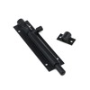 Bitray 4-inch Slide Bolt Latch Matt Black Slide Locks for