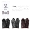 Alepo Winter PU Leather Gloves For Men, Warm Thermal Touchscreen