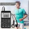 Personal AM/FM Pocket Radio Portable VR-robot, Mini Digital Tuning Radio,