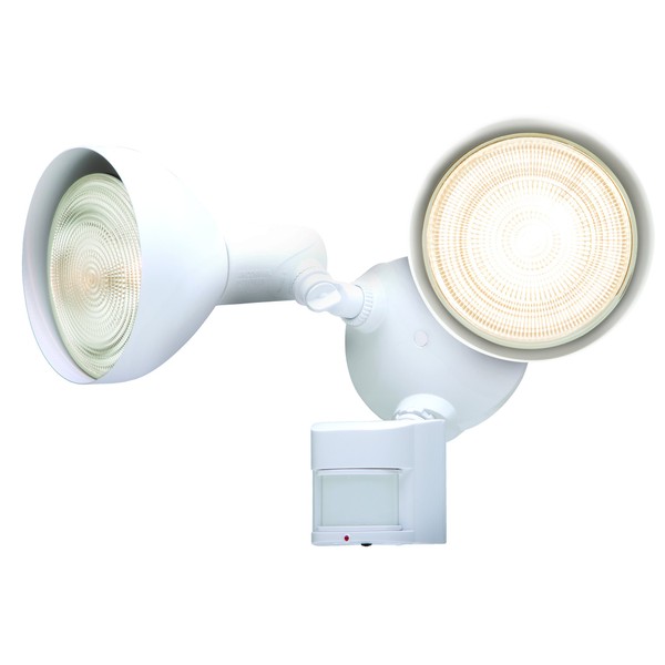 Heath Zenith HZ-5412-WH 180 Degree Motion Activated Security Light, White
